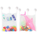2pc Bath Toy Organizer with Suction Hooks - Mesh Storage for Kids