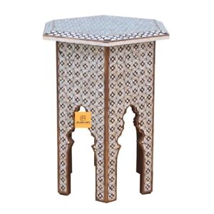 Home Décor Mother of Pearl Side Table Center Table
