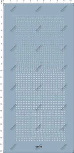 1/700 WWII 1944 US Navy Flight Brigade Essex Class Flugzeugträger Water Decal - Bild 1 von 1