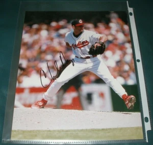 CHARLES NAGY AUTOGRAMM 8x10 HANDSIGNIERTES FARBFOTO CLEVELAND INDIANER + Bonus - Bild 1 von 1