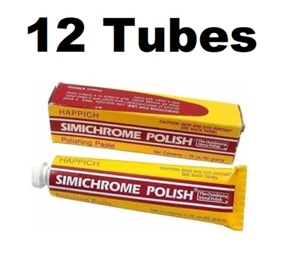 Simichrome TUBE-50G Outshining Metal Polish 1.76 oz Prevents Tarnishing 12 PACK - Picture 1 of 1