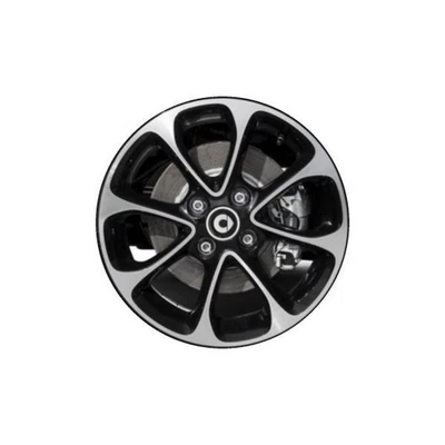 Llanta Smart Fortwo 15" de fábrica OEM 85464 (F) 2016-2017 mecanizada negra Foto 1 de 2