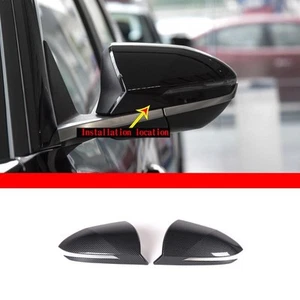 For Hyundai Santa Cruz 2022-2024 Carbon fiber Rearview Side Mirror Cover Trim - Foto 1 di 1