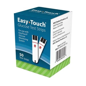 Tiras reactivas de glucosa en sangre Easy Touch sin necesidad de codificación muestra de sangre de 0,5 μl 50 quilates - Imagen 1 de 6