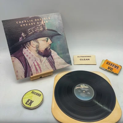 Charlie Daniels- Uneasy Rider  EX/VG  Ultrasonic Clean 1978 Pitman Pressing - Image 1 of 3