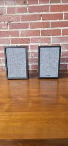 Crosley S200A-BK 4" Active Powered Bluetooth Stereo Speakers, Open Box Savings! - Picture 1 of 11