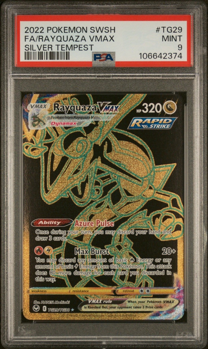 Rayquaza Pokémon TCG Professional Sports Authenticator (PSA Rayquaza Pokémon TCG Professional Sports Authenticator (PSA