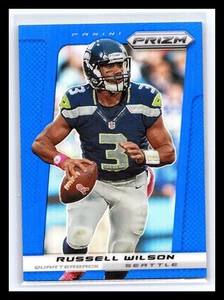 2013 Panini Prizm #189 Russell Wilson Blue Prizm Seattle Seahawks - Bild 1 von 2