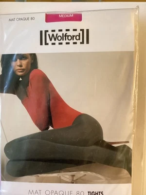 Wolford Mat Opaco 80 Medias en Color Orquídea Talla Mediana Foto 1 de 2