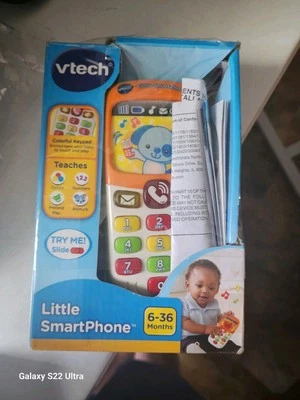 Vtech Little Smart Phone 6-36 Months New Damaged Box - Image 1 of 4