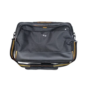 Solo Focus 17,3 Zoll Laptop Aktentasche Tasche von Solo, gepolstert, schwarz & orange - Bild 1 von 9