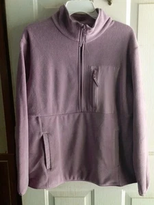 Maglione pullover donna 32 gradi CALORE giacca viola taglia M 1/2 zip LS usato - Foto 1 di 8