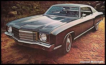 1970 Chevy Monte Carlo Brochure Poster MINT, Original GM 70 - Image 1 of 1