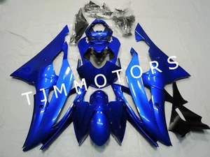 Kit de carenado de carrocería molde de inyección ABS azul sólido para Yamaha YZF R6 2008-2016 - Imagen 1 de 4
