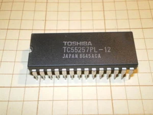 TC55257PL-12  TOSHIBA CMOS 32,768 WORD X 8 BIT STATIC RAM 120NS - Picture 1 of 1