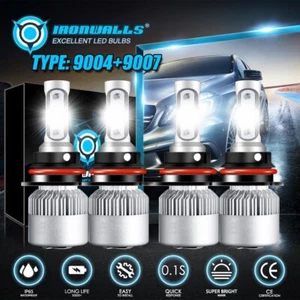 Kit de 4 bombillas LED 6000 K blancas para Dodge Ram 3500 1500 1999-2001 - Imagen 1 de 12