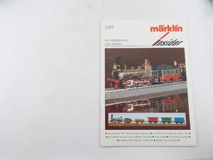 Catalogue Märklin HO magazine du club Insider 1/97 en 32 pages - Imagen 1 de 9