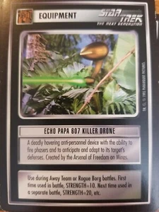Star Trek CCG AU Universo Alternativo Echo Papa 607 Drone Asesino NrMint-COMO NUEVO TCG - Imagen 1 de 1