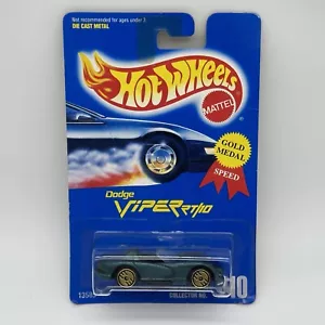 Hot Wheels 1991 Dodge Viper RT/10 Gold Medal Speed 210 Green Gold - Picture 1 of 5