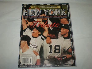 MLB - GOLD COLLECTORS MAGAZINE-NEW YORK-1996 AMERICAN LEAGUE CHAMPIONS-TRIBUTE - Picture 1 of 2