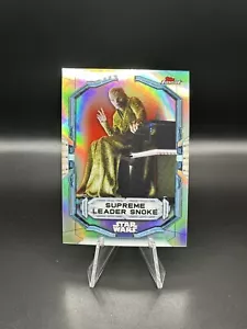 SUPREME LEADER SNOKE 2022 Topps Finest Star Wars Refractor No. 85 - Picture 1 of 2