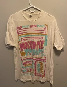 Camiseta Vintage Startee Mayday Parade Band Talla L/XL Algodón Preencogido - Imagen 1 de 4