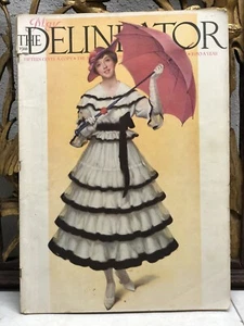 The Delineator Magazine May 1916 Antique Victorian Edwardian Sewing Fashion vtg - Foto 1 di 20