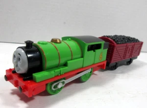 2009 Mattel Gullane Thomas motorized talking Percy locomotive train with tender - Picture 1 of 24