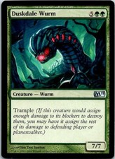 Duskdale Wurm Magic The Gathering 2011 Card Mint X1