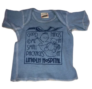 Vintage Baby Shirt Junior Stars Screen Stars Single Stitch Lincoln Hospital 6 mo - Picture 1 of 7