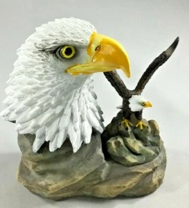Twin Eagle Statue New Approximately 4" High New Boxed - Picture 1 of 6