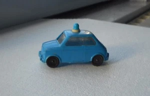 VINTAGE OLD PLASTIC TOY CAR ZASTAVA 750 "FIĆO" POLICE YUGOSLAVIA - Picture 1 of 3