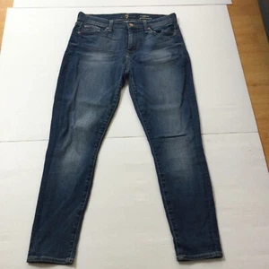 7 for all Mankind 'Cropped Gwenevere' Denim Jeans Size 29 - Picture 1 of 12