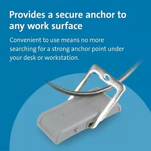 Kensington Desk Mount Cable Anchor Accessory for Cable Locks K64613WW - Afbeelding 1 van 5
