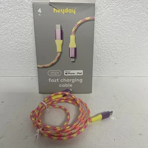 4 Ft USB-C Fast Charging Cable New Open Box for iPhone iPad Apple - Picture 1 of 2