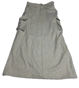 Vintage DKNY Wolle Cargo Rock Größe 6 grau - Bild 1 von 5
