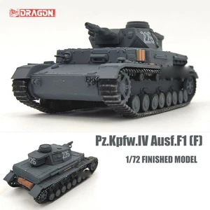 DRAGÓN SEGUNDA GUERRA MUNDIAL ALEMÁN Pz.Kpfw.IV Ausf.F1 (F) 1/72 modelo de tanque terminado no fundido a presión - Imagen 1 de 12