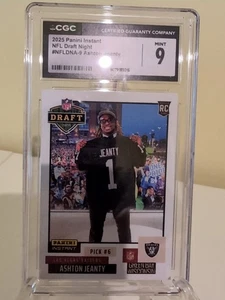 2025 Panini Instant Nfl Draft Night - Ashton Jeanty #NFLDNA-9 (RC) - Picture 1 of 2