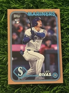 2024 Topps Update Gold /2024 Leo Rivas #US279 Rookie RC - Picture 1 of 2