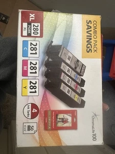 Canon PGI-280XL CLI-281 5-pak zestaw wkładów atramentowych – nowy, zapieczętowany box - Zdjęcie 1 z 1