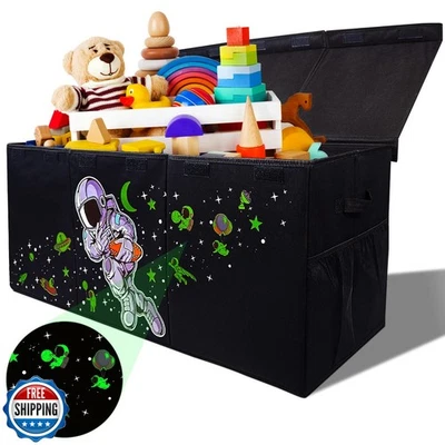 Extra Large Toy Storage Organizer For Living Room with Lids - Glow-in-Dark 40 - Image 1 of 4
