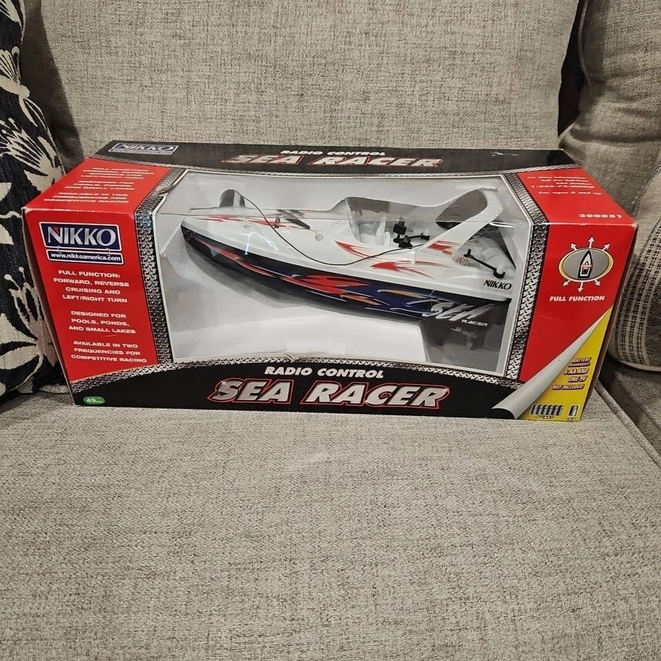 Classic Nikko Radio Control Sea Racer Boat Sealed Original Box Retro 2002 Toy - Image 1 of 4