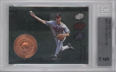 1998 SPx Finite /5000 Kevin Millwood #201 BGS 9 MINT Rookie RC - Image 1 of 2
