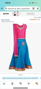 Ashwini Girls Top Skirt Size 32 (US 8) - Picture 1 of 3