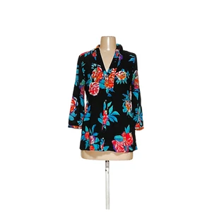 Maeve Multicolor Floral Button-Up Top - Picture 1 of 4