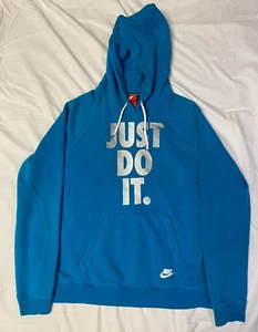 Nike Women's JUST DO IT Rally Pullover Hoodie Sweatshirt Jacket Warm Fleece XL - Picture 1 of 7