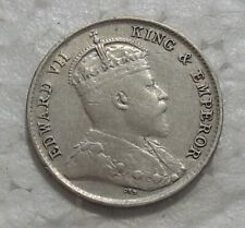 1902 STRAITS SETTLEMENTS 5 CENTS SILVER COIN