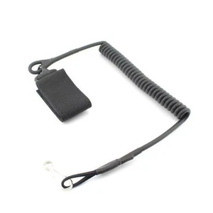Elastic Lanyard Rope Tactical Anti-lost Military Spring Safety Strap Gun Rope US - Picture 1 of 14