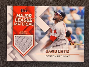 2022 Topps Major League Material #MLM-DO David Ortiz Game Used Jersey Grey - Bild 1 von 2