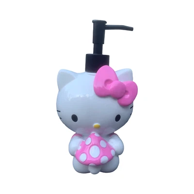 Hello Kitty Soap Dispenser Lotion Pump with a Pink Mushroom and Pink Bow NEW - Image 1 of 2